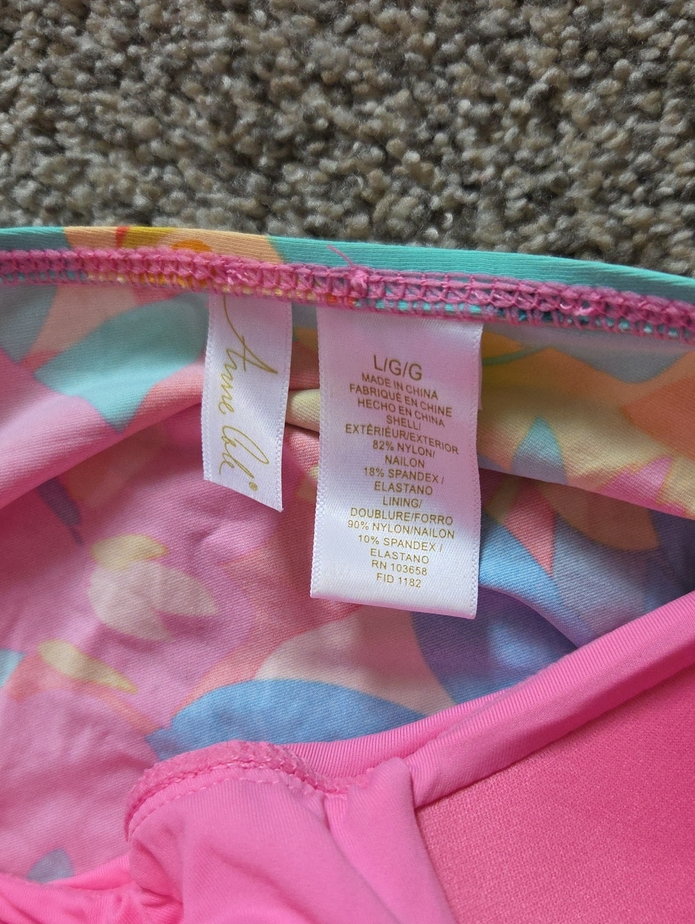 Anne Cole Tankini Top - Picture 5 of 7